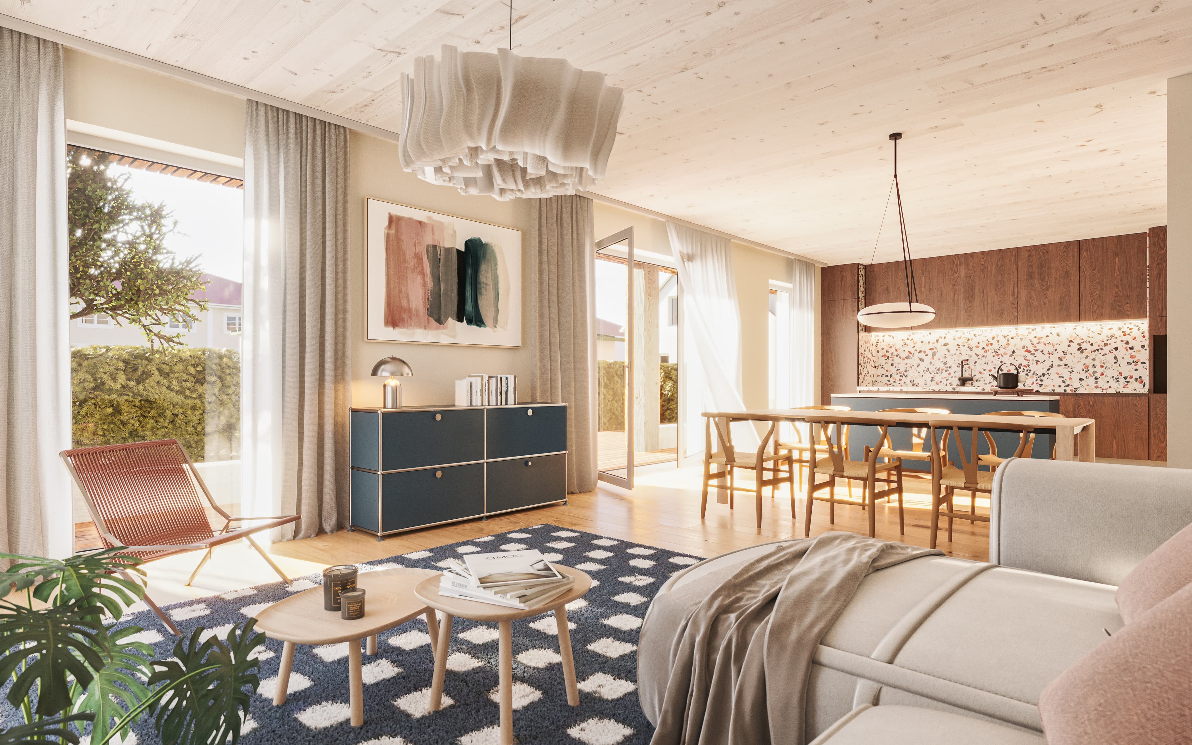 Wohnzimmer, Franziska-Fast-Gasse 11