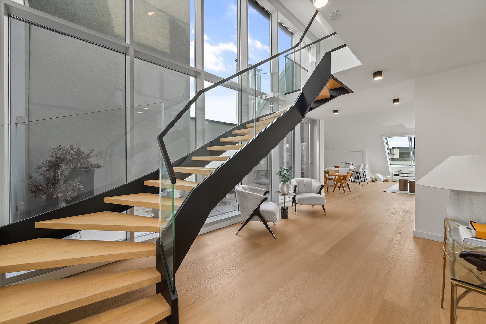 Werdertorgasse 6, Top 47, Stiegen