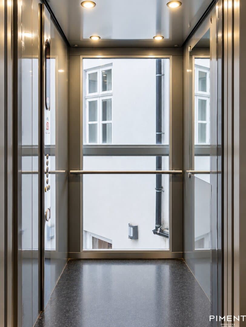 Verglaster Lift