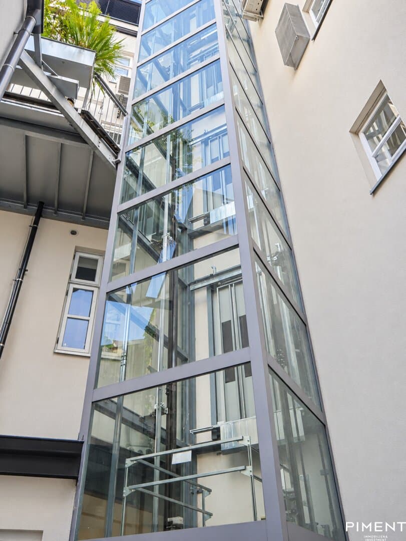 Verglaster Lift